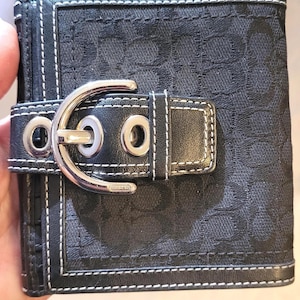 Coach Buckle Wallet - Etsy