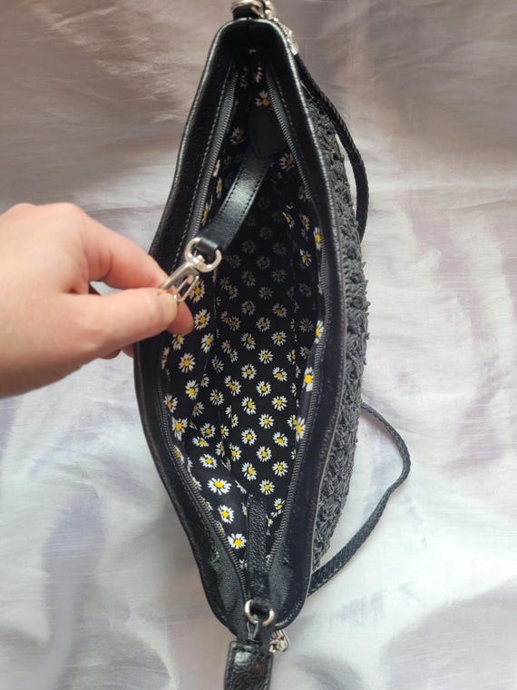 Brighton Woven Raffia Rectangular Stylish Bag Bla… - image 7