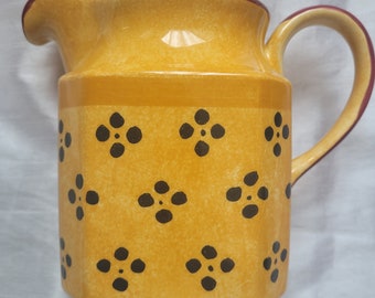 Vintage Villeroy Boch Gallo Switch 5 Plantation Water Jug Pitcher Made in Slovenia Rare Collectible Ceramic