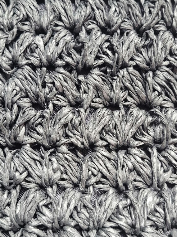 Brighton Woven Raffia Rectangular Stylish Bag Bla… - image 9