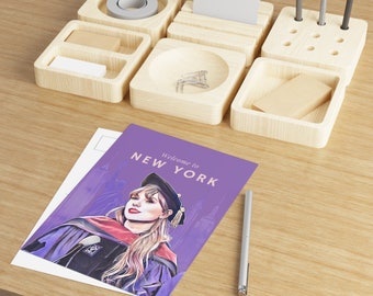 Dr Swift NYU Bienvenue à New York Cartes postales