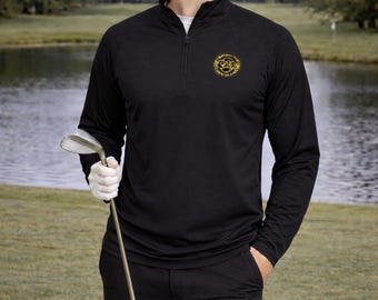 Embroidered Logo Quarter Zip | Irezumi Golf Club
