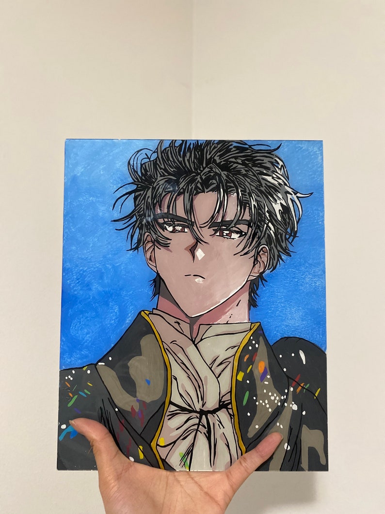 Duke Hugo/hue Taran Glass Painting From Manhwa - Etsy
