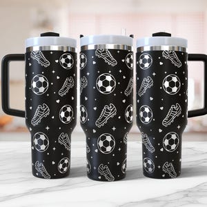 Soccer Tumbler Wrap Laser svg, Engraved Full Wrap Seamless Design for 40oz, Tumbler Wrap for Laser Rotary, Instant Digital Download