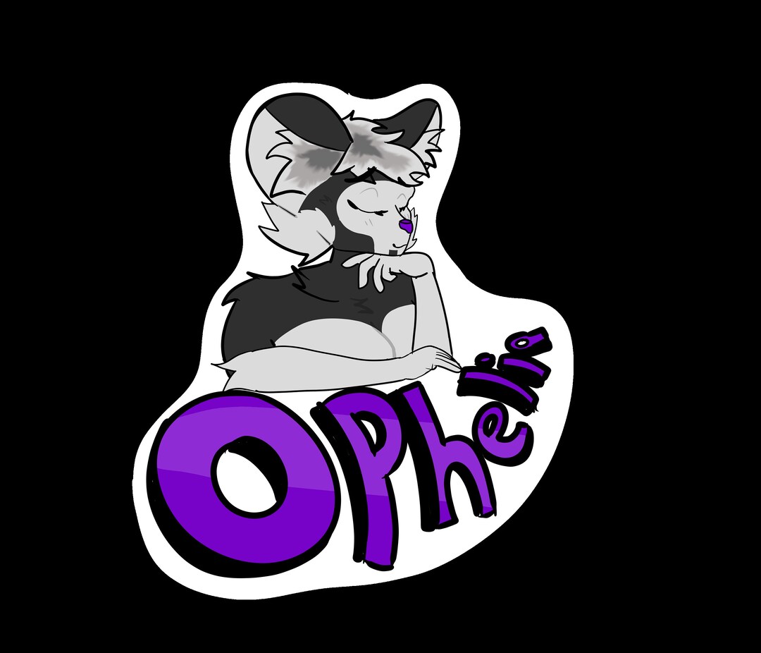 Fur Sticker Custom Furry Character Stickers - Etsy