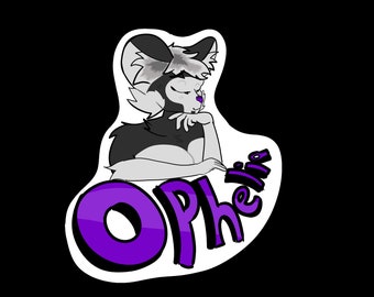 Custom Furry Character Stickers
