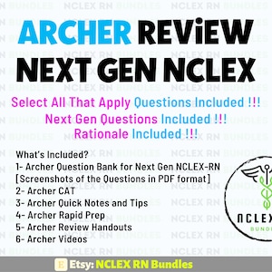 Archer Question Bank for Next Gen NCLEX-RN