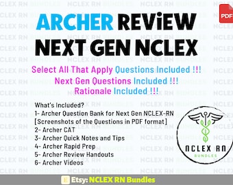 Archer Question Bank for Next Gen NCLEX-RN