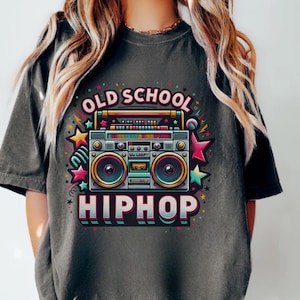 Retro Hip Hop T-Shirt, 80s Hip Hop Vibe Tee, Cool Vintage 90s Decade Shirt, Comfort Colors Retro Music Eighties Shirt, 90s Hip Hop T-Shirt