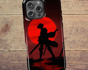 Attack on Titan Phone Case, Eren Yeager Titan Case, Anime MagSafe Wireless Charging iPhone 17 Google Pixel 10 Samsung Galaxy S26 Case