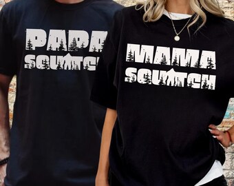 Retro Mama Squatch T-shirt, Sasquatch Mom Shirt, Funny Mama Big Foot Tee, Unisex Comfort Colors T-Shirt Mother's Day Gift, Mom Birthday Gift