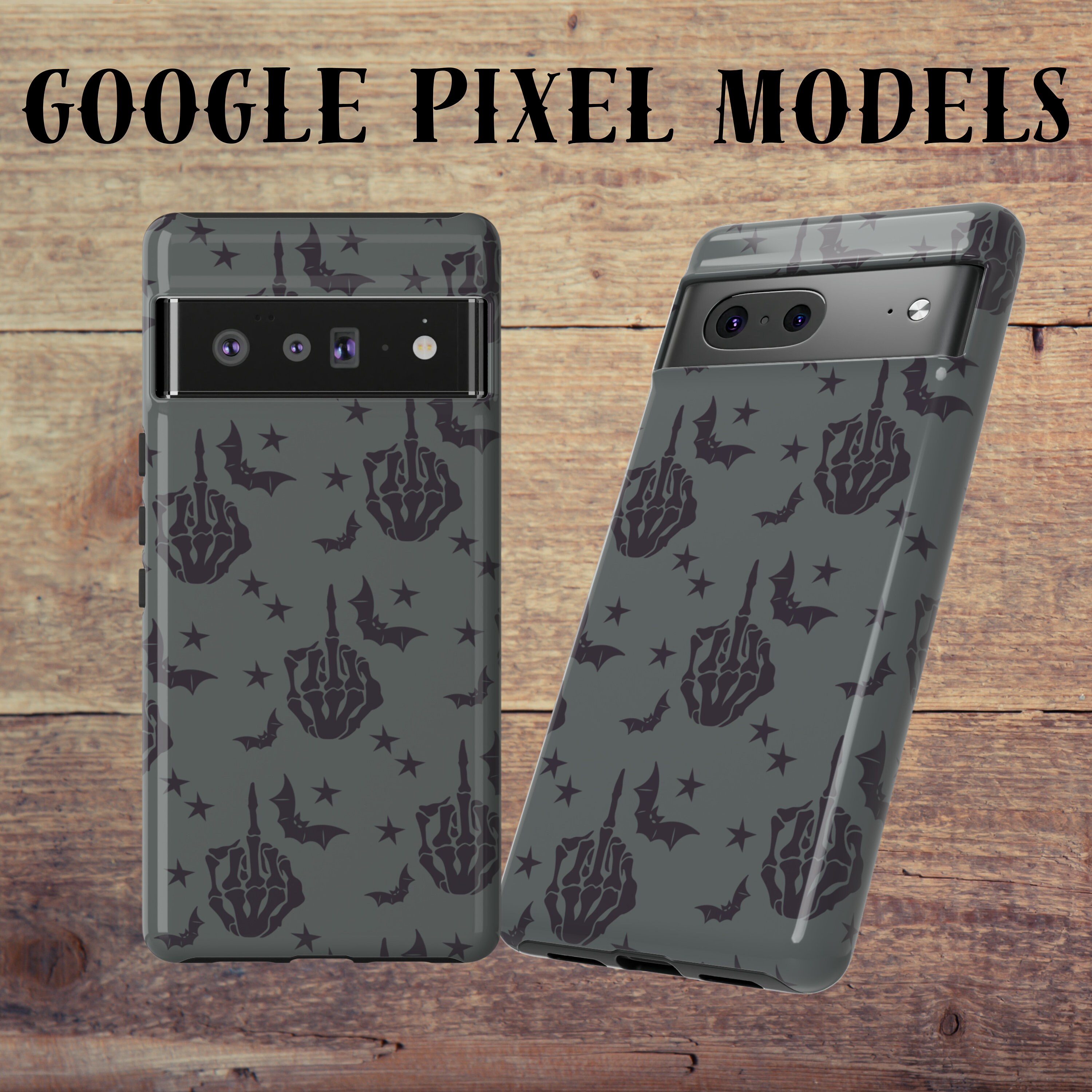 Funny middle finger skeleton hand phone case skeleton hand phone case