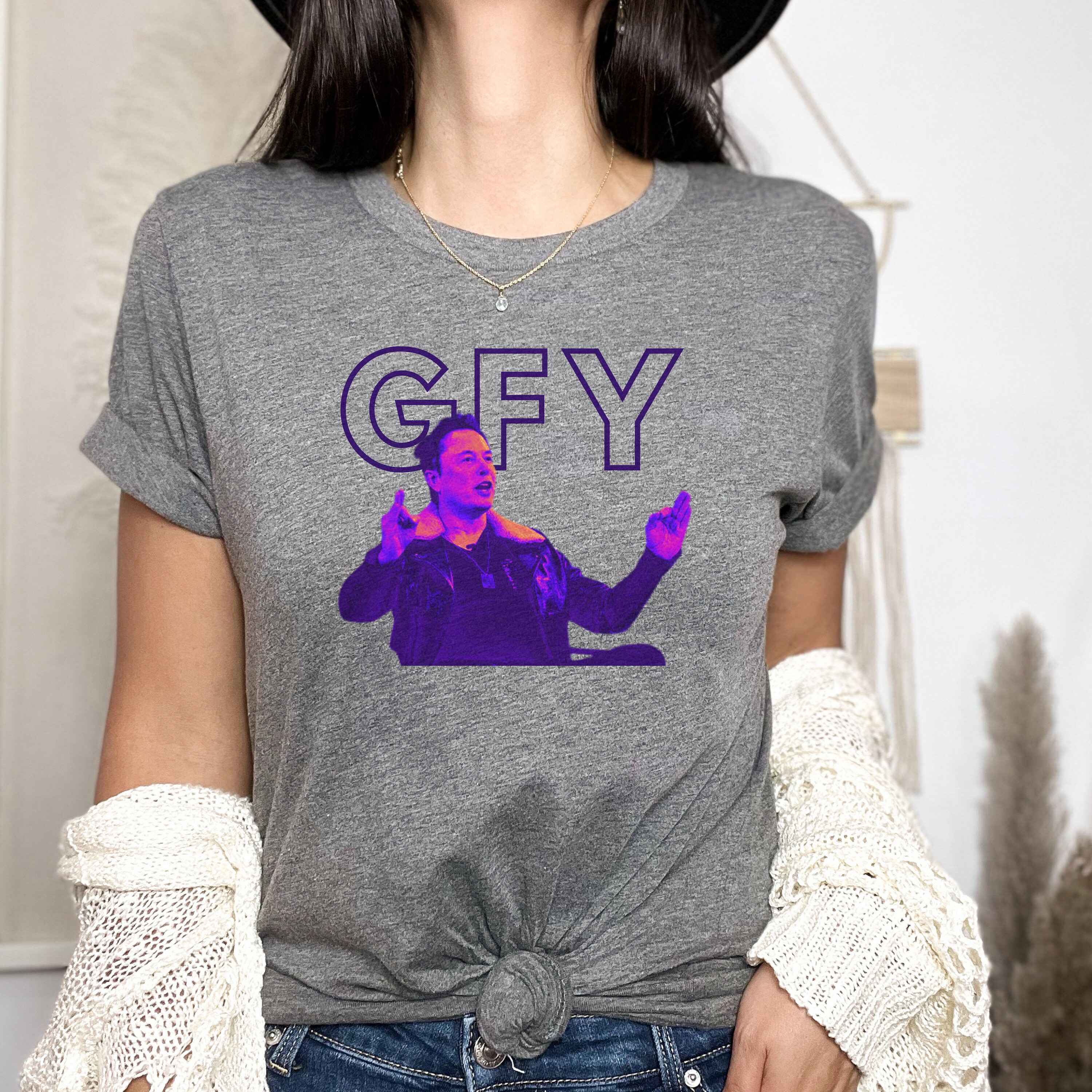 Elon Musk GFY Shirt, Go Fuck Yourself Shirt, Funny Saying Shirt, Elon