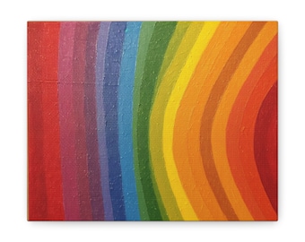 Pride in Palette: Künstlerischer Ausdruck Leinwand