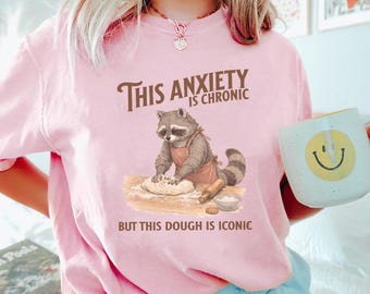 Raccoon Baker Sweatshirt, Funny Baking Humor, Cozy Kitchen Hoodie