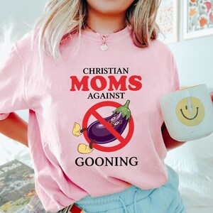 Christian Moms Against Gooning T-Shirt, Unisex Tee image 6