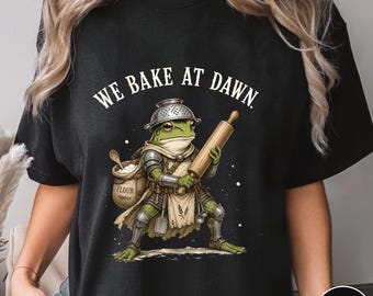 Grodriddare Bagare T-shirt, Medeltida Bakning T-shirt, Cottagecore Fantasy Hoodie