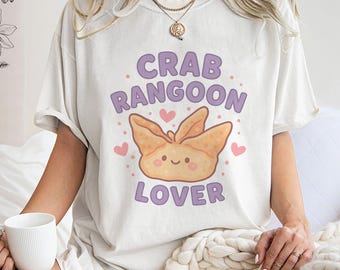 Crab Rangoon Lover Shirt,Trending Unisex Tee Shirt,Unique Shirt Gift,Cute Food Sweatshirt, Asian Snack Crab Rangoon Hoodie
