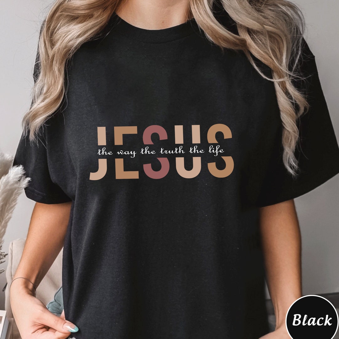 Jesus The Way The Truth The Life Cropped Tee main image 1