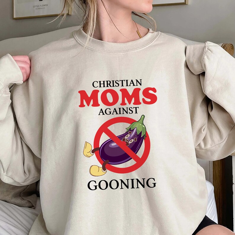 Christian Moms Against Gooning T-Shirt, Unisex Tee image 3