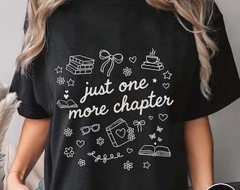 Nur noch ein Kapitel Shirt, Trending Unisex T-Shirt, Einzigartiges Shirt Geschenk, süßes Buch-Liebhaber-Sweatshirt, Lesung Ästhetik Hoodie