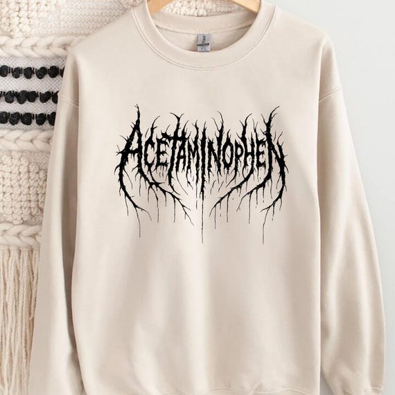 Acetaminophen Death Metal Shirt,Trending Unisex Tee Shirt,Unique Shirt Gift,Funny Parody Heavy Metal Sweatshirt,Acetaminophen Hoodie