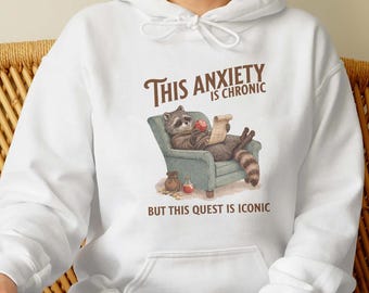 Raccoon DnD Hoodie, Funny RPG Sweatshirt, Dungeon Master Gift