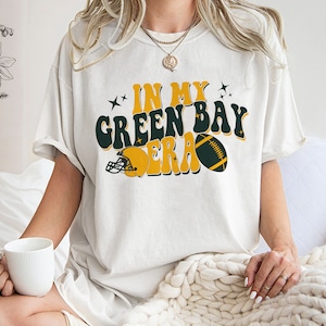 In My Green Bay Era Sweatshirt, Vintage Green Bay Football Sweatshirt, Green Bay Football Hoodie, Vintage Football Fan Shirt, Fan Gift