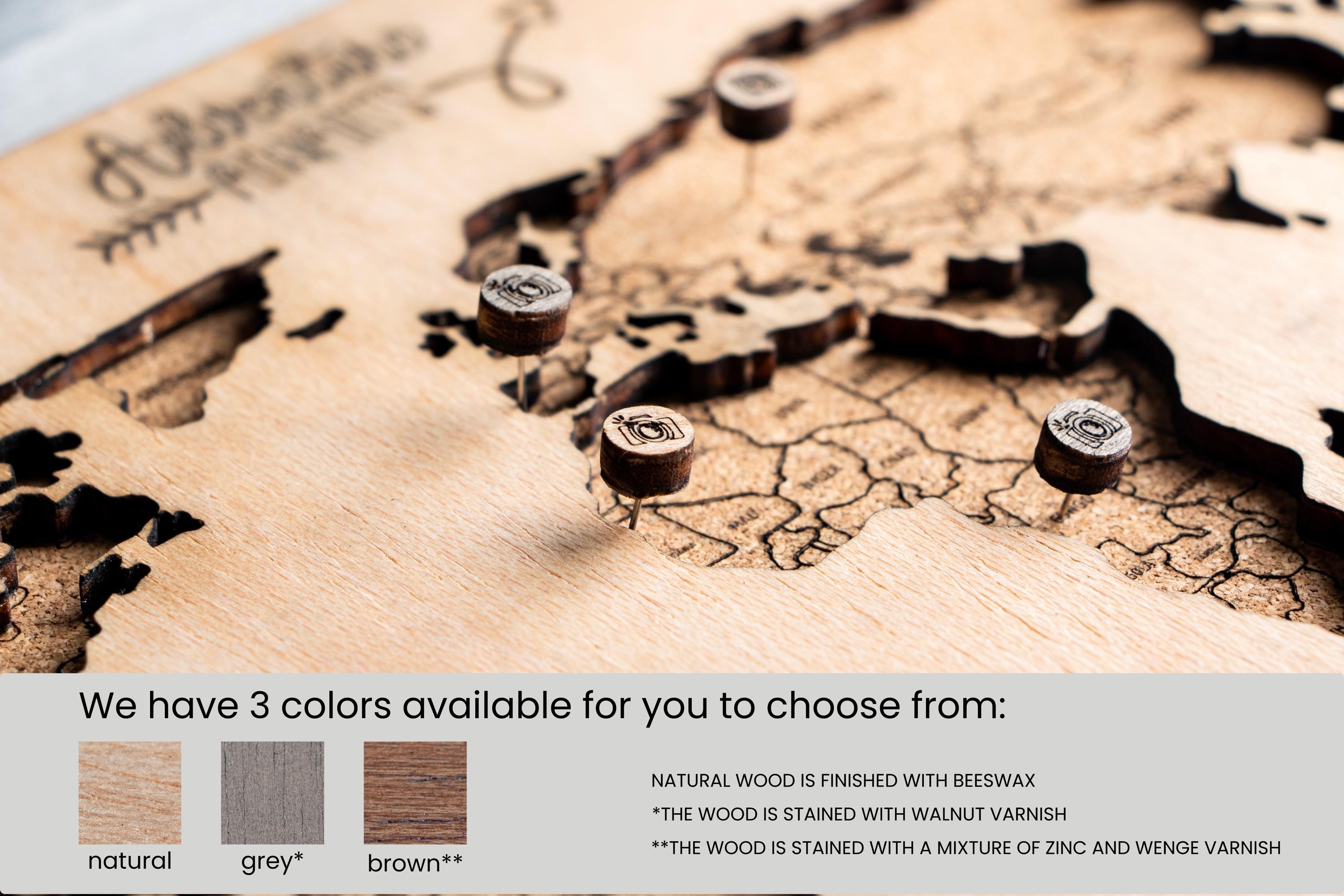 Custom World Map Pin Cork Board personalized Home decorative Wood Cardboard Travel Memory Journey Adventures Personalised Pins free gift