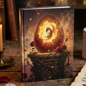 Kläckningsdrakeäggdagbok Babydrakefantasianteckningsbok Magisk presentskrivjournal för drakeälskare