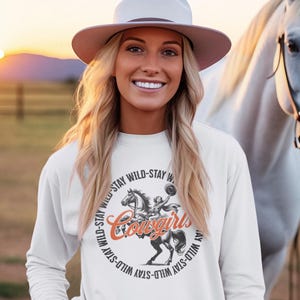 Stay Wild Cowgirl png | Digital Download | Vintage Western Design | Western png | Cowgirl png | Retro png | Tshirt Design | Mug | Tote png