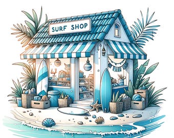 Coastal Clipart PNG Bundle Beach Vacation Graphics Nautical PNG Summer Ocean Clipart Travel PNG Sublimation Design Seaside Graphics Pack