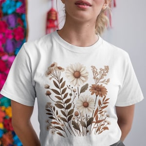Floral Cottagecore PNG | Spring Flowers Sublimation Design | Botanical Digital Download | Summer Flower Nature Design for Shirt Tote Mug
