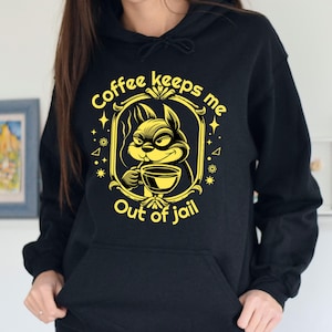 Coffee Keeps Me Out Of Jail PNG, Funny png, Sarcastic png, Coffee Humor, Office Humor for T-shirt, Mug, Digital Sublimation Design
