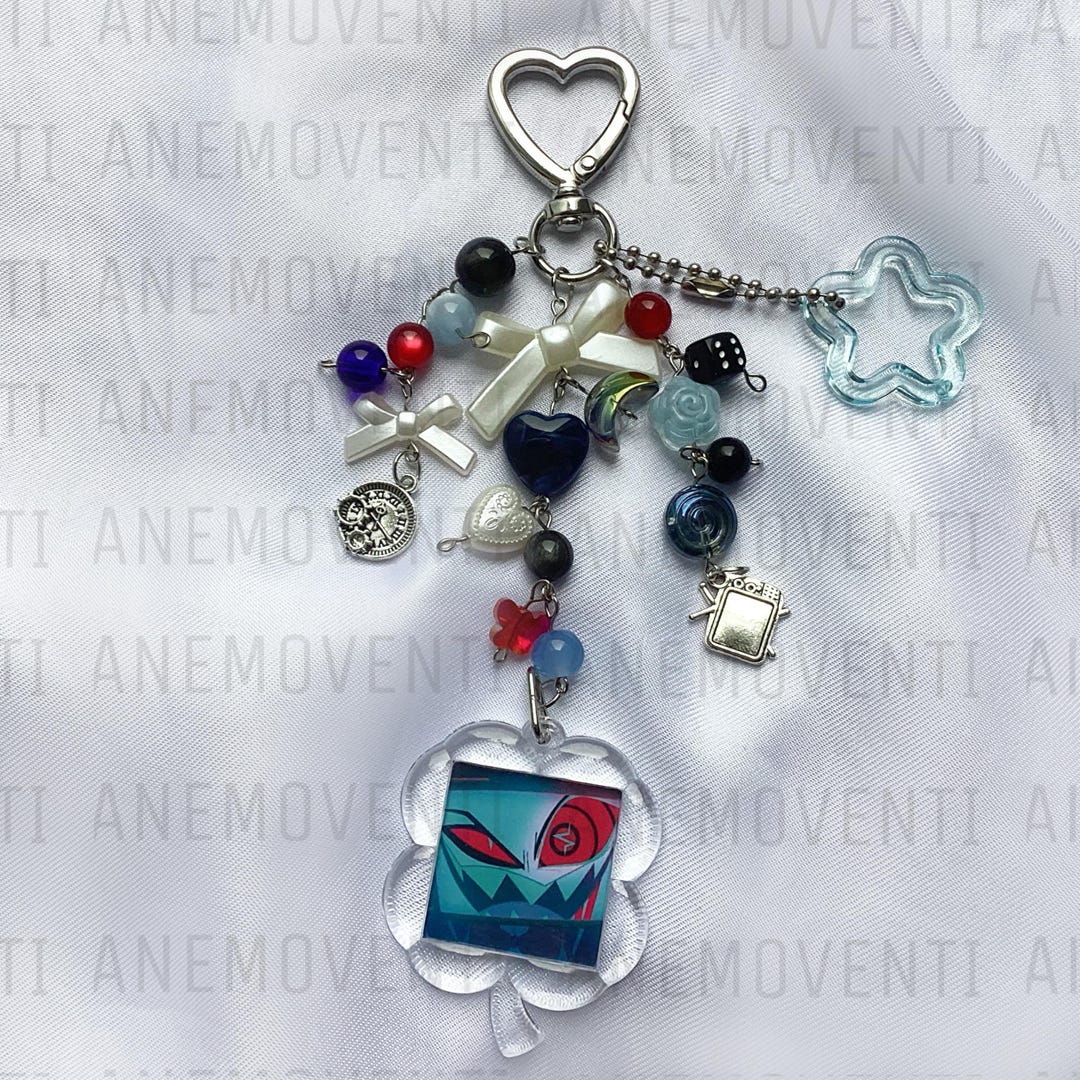Voco Key Chain Vox Themed Keychain, Hazbin. Handmade! - Etsy