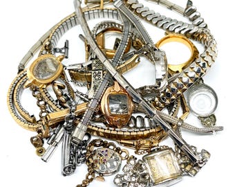 Cinturino per orologio meccanico da donna RGP GF in oro vintage da 4,5 once, misto, riparazione