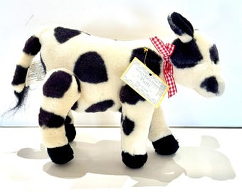 Vintage 1991 Patti The Cow Plush Toy Muffy VanderBear Collection W Tags
