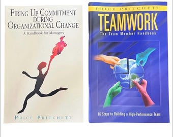 Vintage PRICE PRITCHETT Manager Training Skill Building Business Education Books
