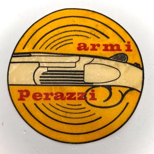 Vintage Armi Perazzi Patch: Italienische Sportflinte, 3.5”