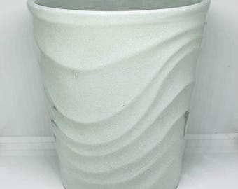 Vintage West Germany Ceramic Planter Mid Century Modern Swirl Cachepot Plant Pot 5.5” tall