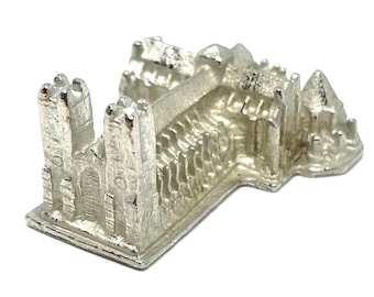 Vintage Pewter DieCast Westminster Abby London British Church England Figurine