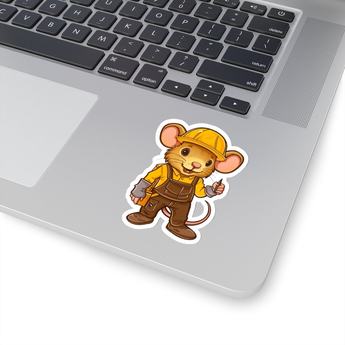 Construction Mouse Sticker: Hardworking Vinyl Decal - Etsy