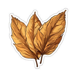 tobacco leaf decal Tobacco Leaf Decal