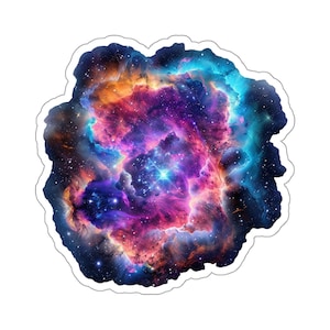 Galactic Dreams, Nebula Sticker, Space Vibes, Astronomy Lovers