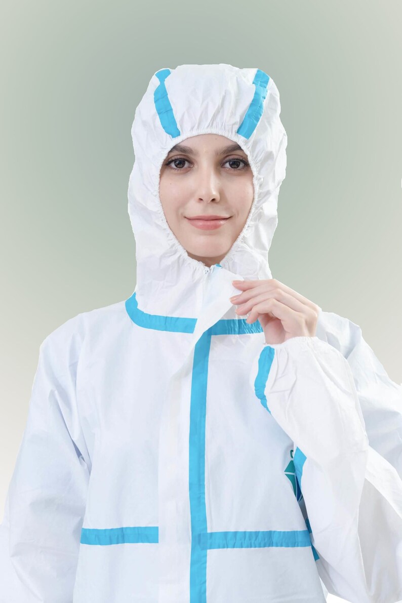 Protective Disposable Full Body Coveralls Protective Clothing Etsy