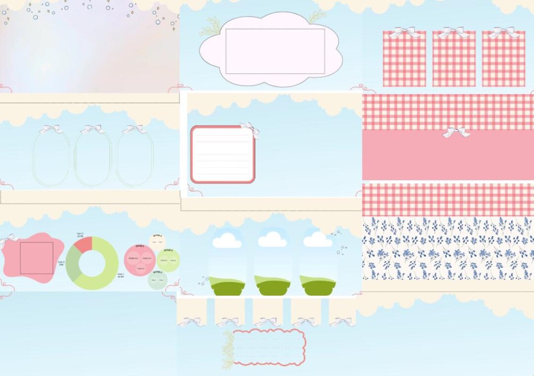 June Powerpoint Frame June Theme Powerpoint Template - Etsy