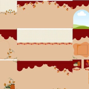 November themed powerpoint template