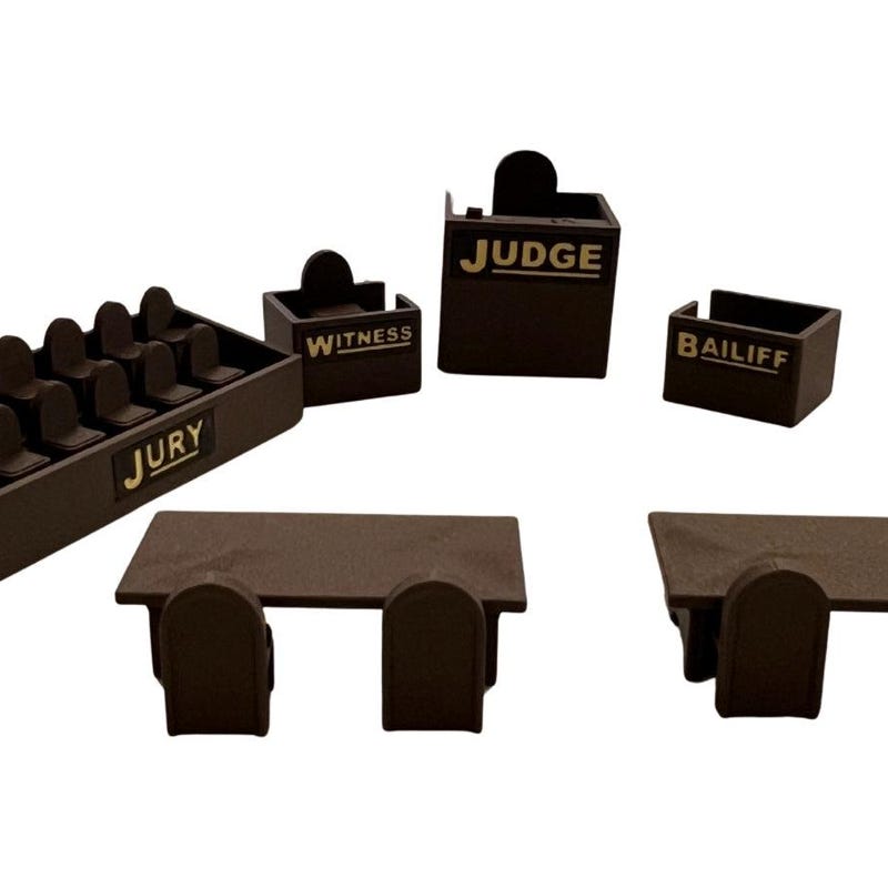 Sorting Bulet Courtroom Model - Etsy