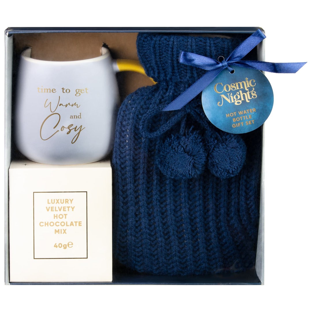 Hot Water Bottle & Hot Chocolate Set Etsy UK
