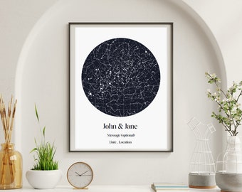 Custom Star Map Poster